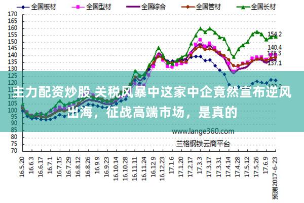 主力配资炒股 关税风暴中这家中企竟然宣布逆风出海，征战高端市场，是真的