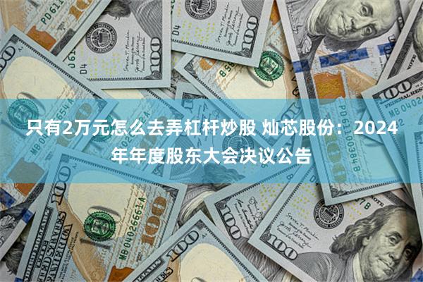 只有2万元怎么去弄杠杆炒股 灿芯股份：2024年年度股东大会决议公告