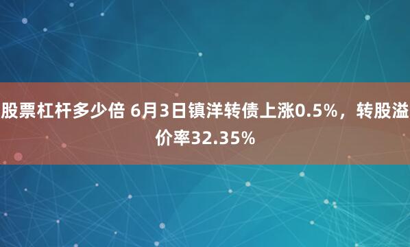 股票杠杆多少倍 6月3日镇洋转债上涨0.5%，转股溢价率32.35%